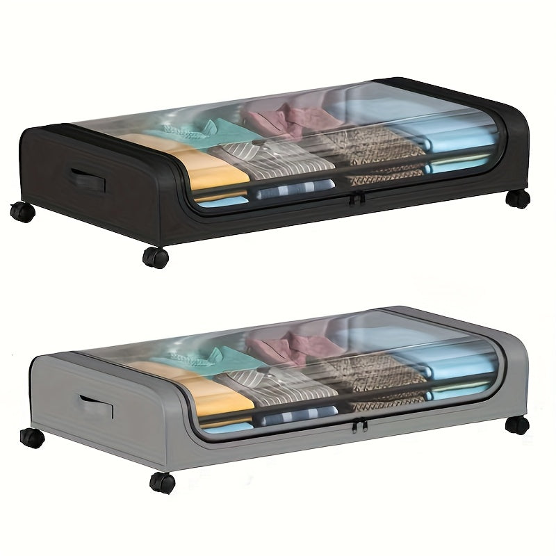 Underbed Storage Bins with Wheels - LuxeSpace