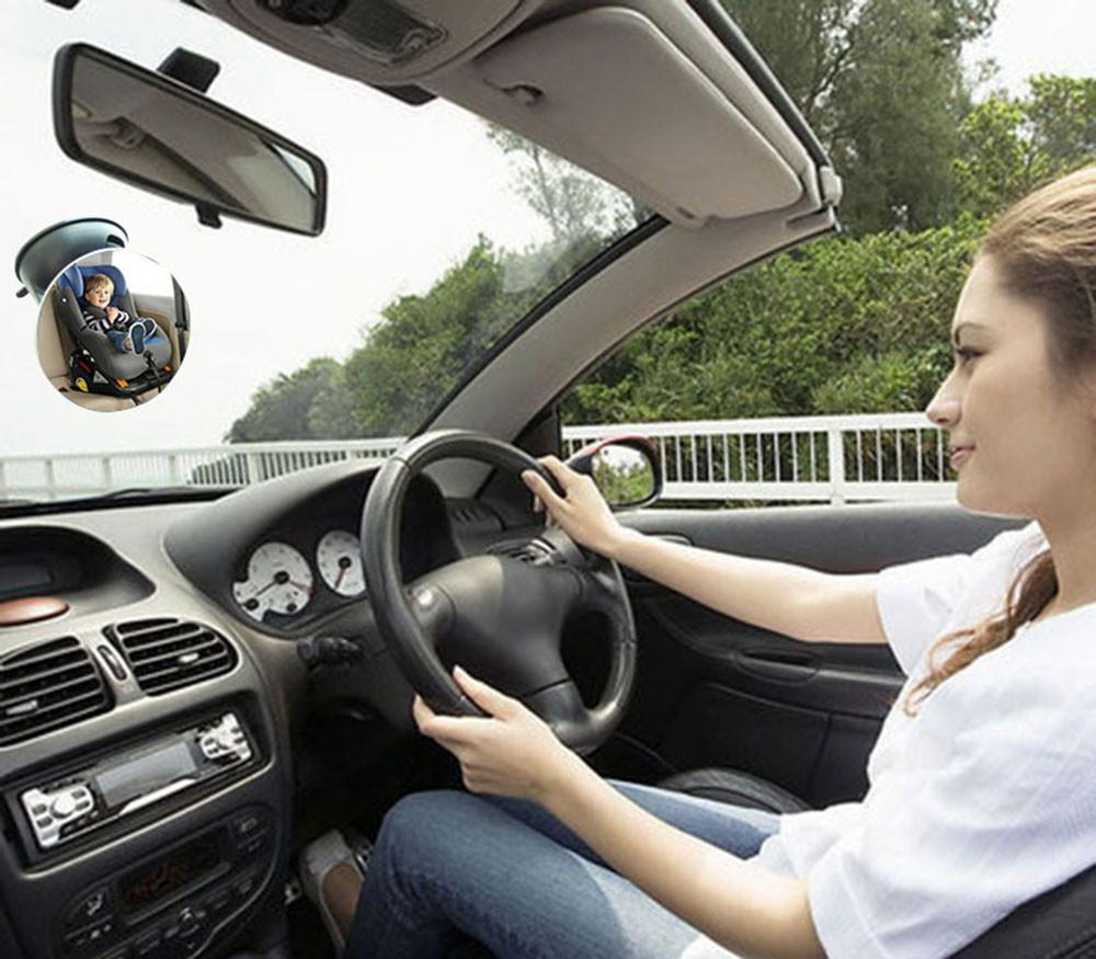 Borderless Mini Rearview Mirror - LuxeVision
