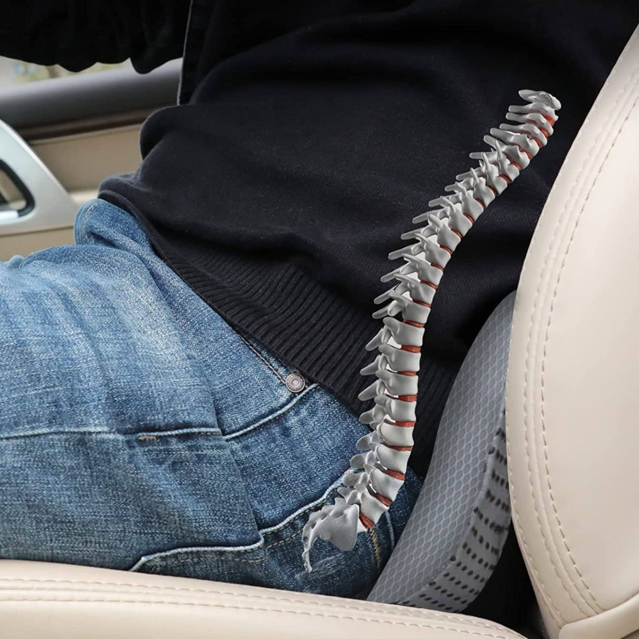 Ergonomic Memory Foam Car Seat Cushion - ComfortNest