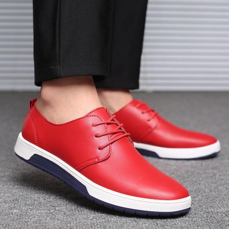 Oxford Leather Casual Shoes - LuxeStride