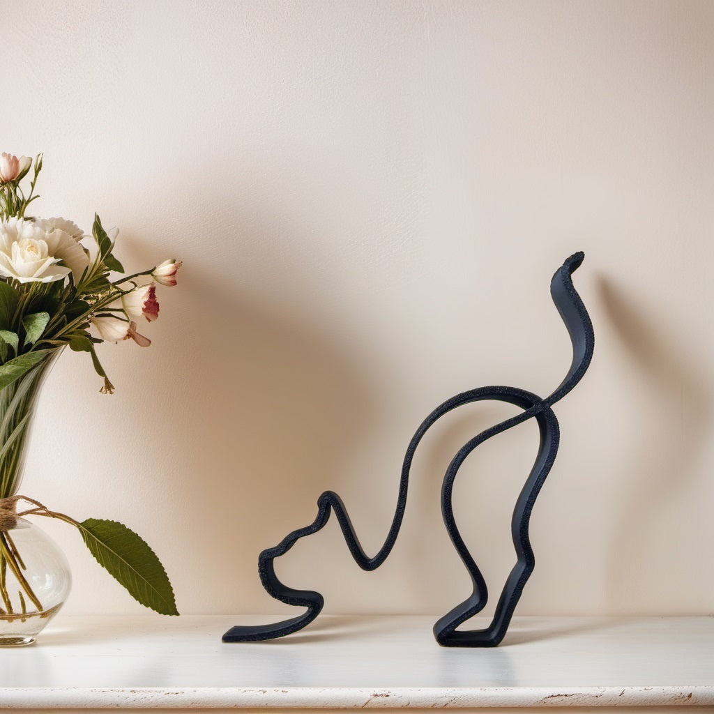 Canine Abstract Sculpture - ArtistryPaws