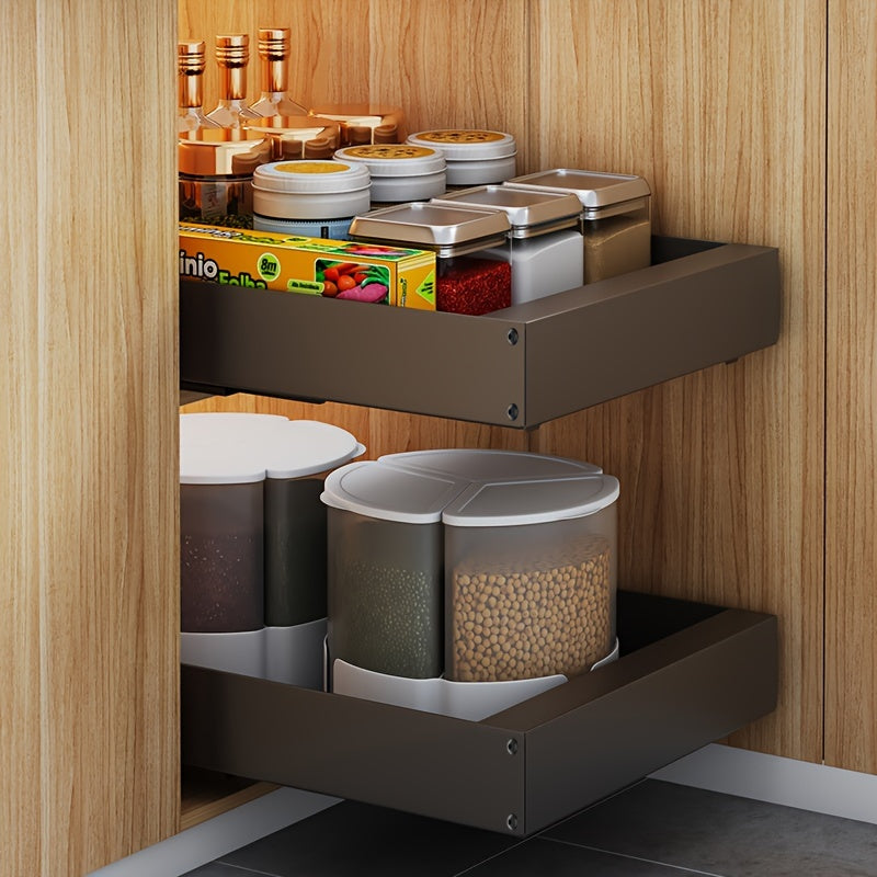Pull-Out Kitchen Cabinet Organizer - NovaHome