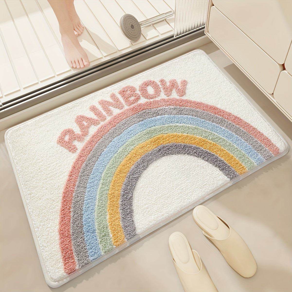 Superabsorbent Non-Slip Bathroom Mat - AquaNest