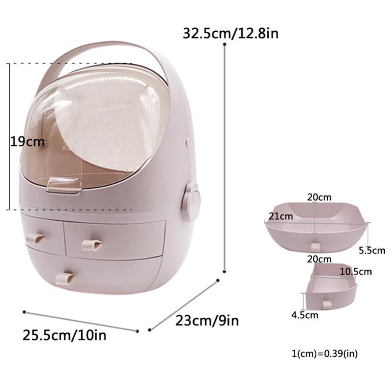 Clamshell Makeup Organizer - LuxeBeauty Essentials