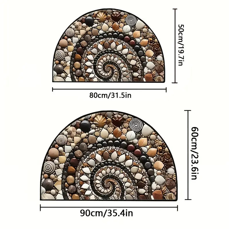 Ocean Pebble Mat - AquaNest Decor