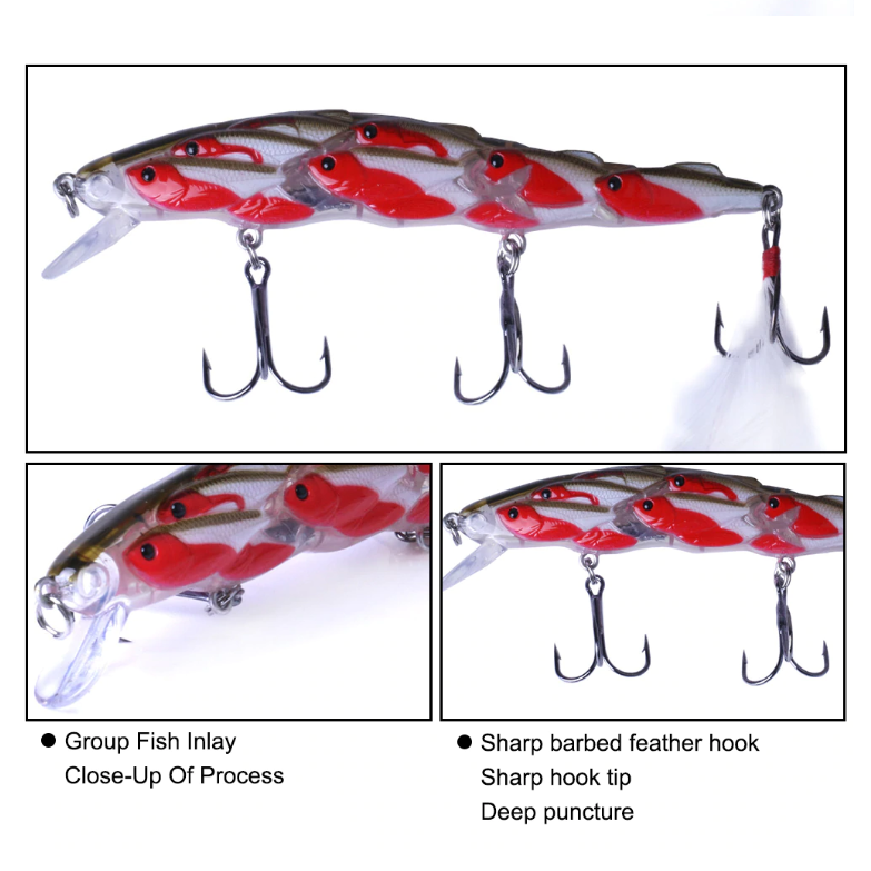 Conjoined Fish Lure - AquaMaster Elite