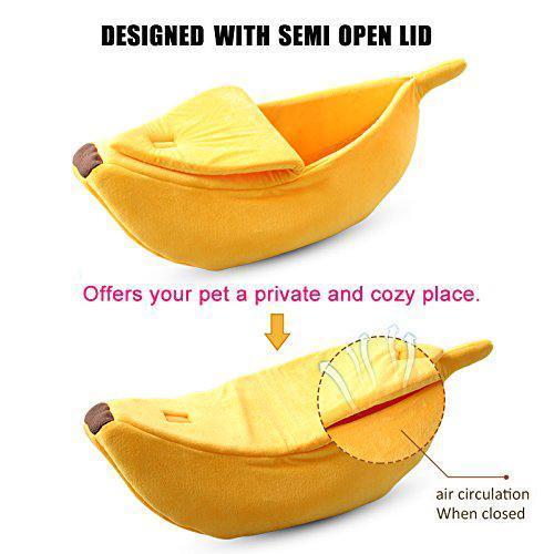 Cozy Banana Pet Bed - Paws & Dreams