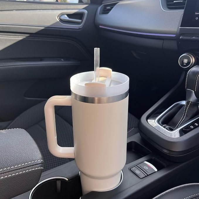 Insulated Travel Cup with Straw - LuxeSip