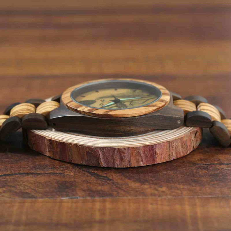Custom Photo Wooden Watch - Timeless Treasures