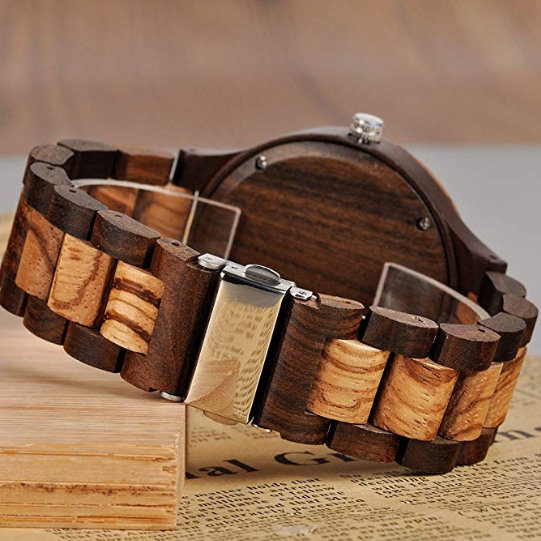 Custom Photo Wooden Watch - Timeless Treasures