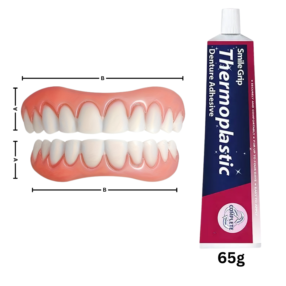 Denture Solution - SmileCraft with Strong Adhesive Fit