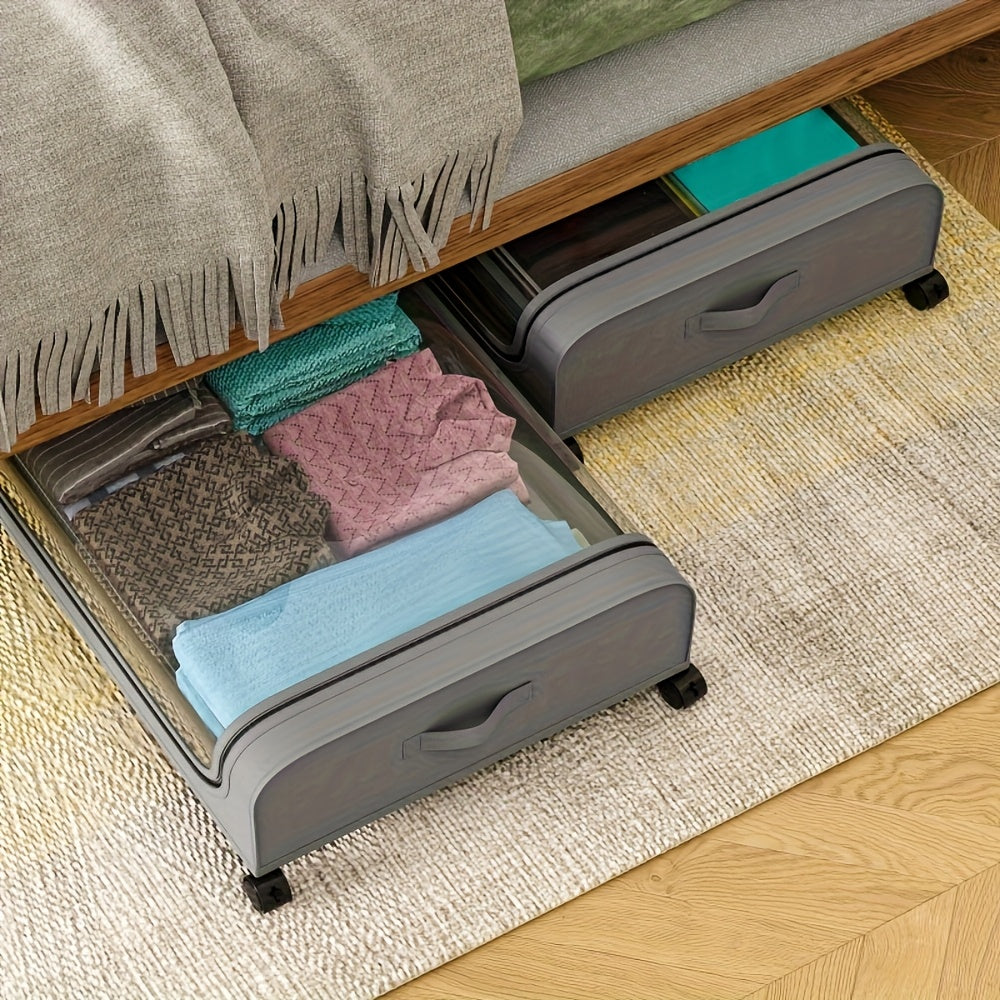 Underbed Storage Bins with Wheels - LuxeSpace