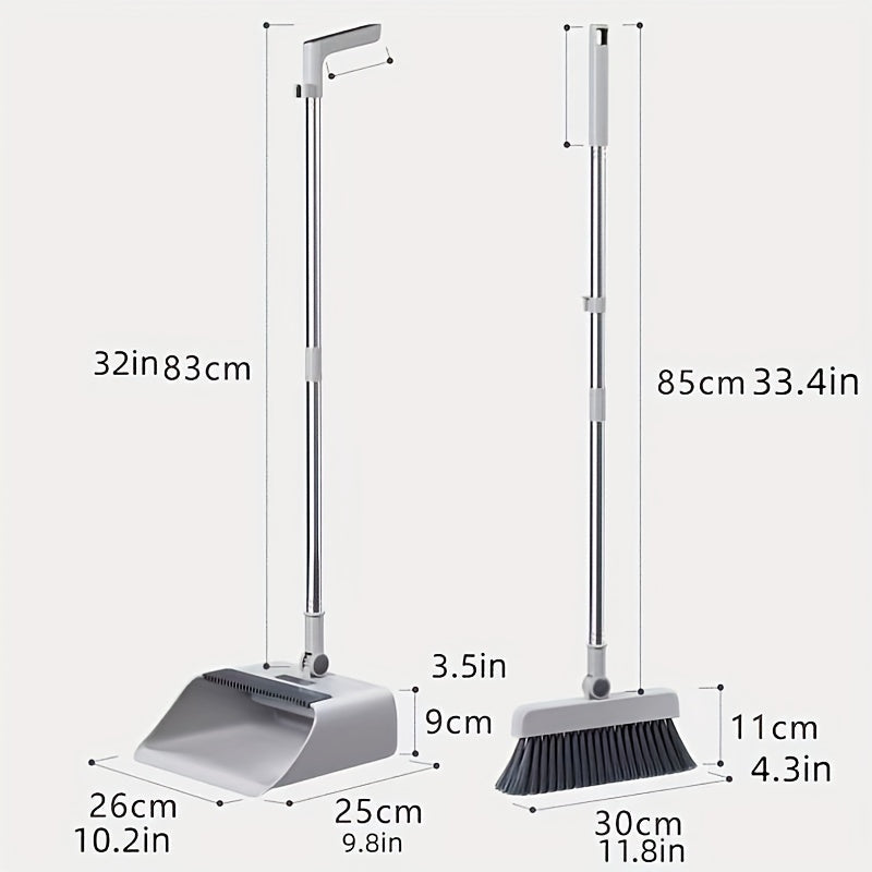 SweepMaster Pro Broom and Dustpan Set - CleanCraft