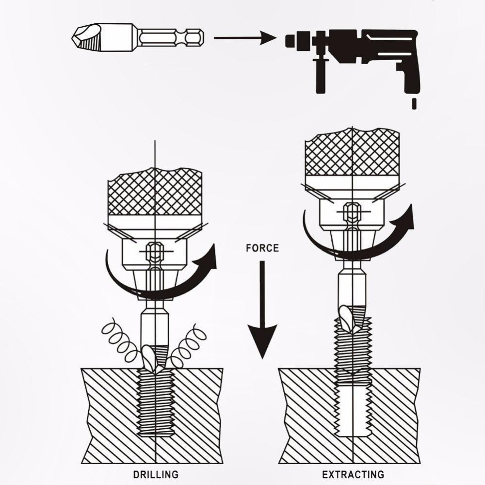 Damaged Screw Remover Drill Bit - PrecisionPro Tools