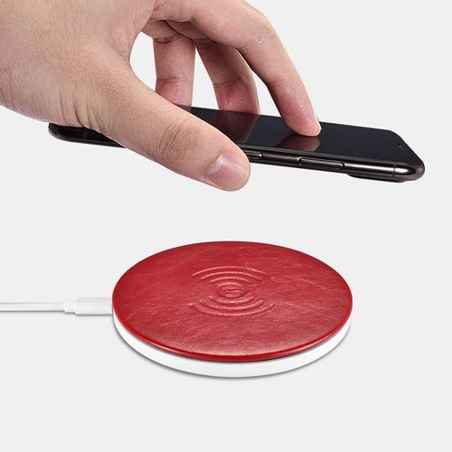 Leather Wireless Fast Charger - LuxeCharge
