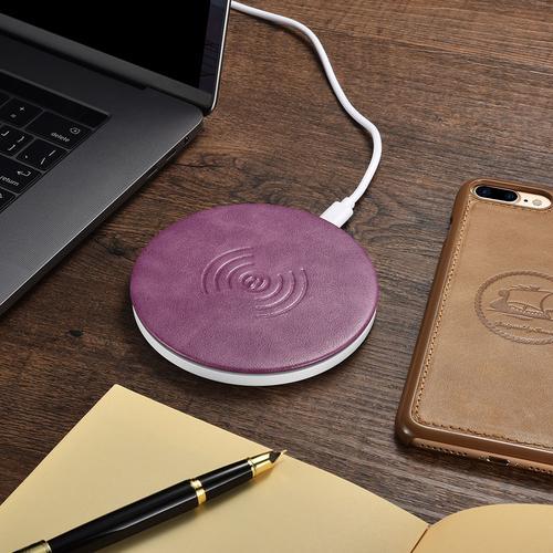 Leather Wireless Fast Charger - LuxeCharge