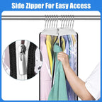 Clear Garment Bags with Side Zipper - LuxeStorage