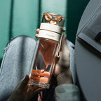 Double-Walled Glass Water Bottle with Infuser - AquaPure