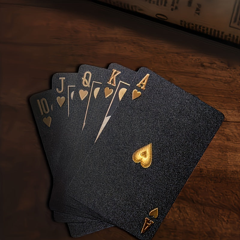 Premium Black Playing Cards - LuxeDeck
