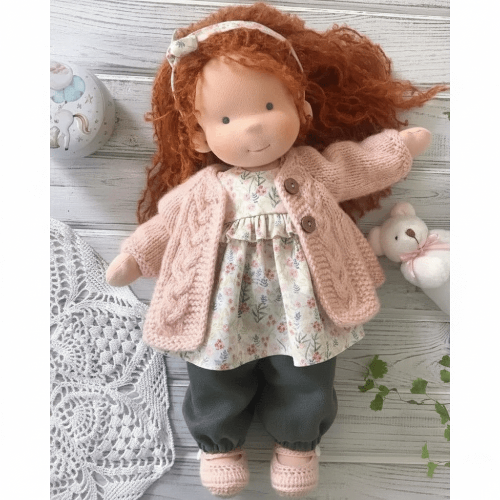 Waldorf Doll - Luma Handmade Cotton Toy for Creative Play