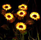 Solar Sunflower Lamp - LuminaGlow