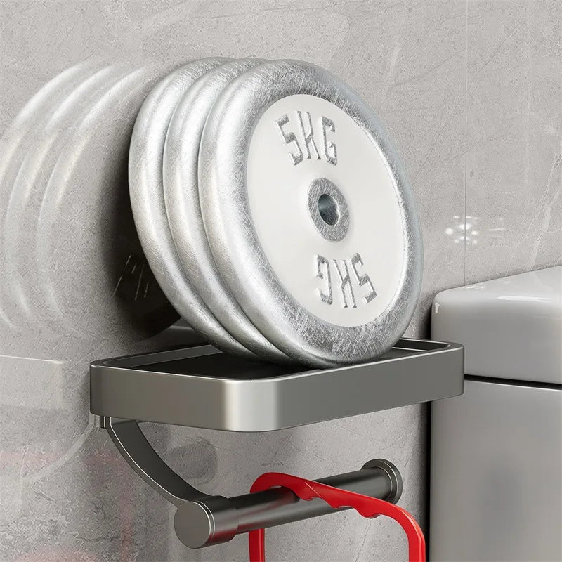 Toilet Paper Holder with Shelf - LuxeHome Essentials