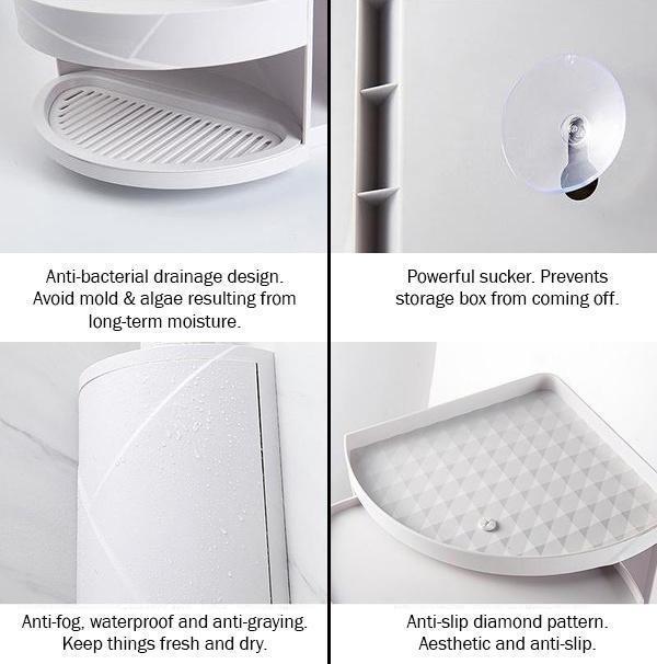 360 Corner Shelf - Elevate Home Essentials