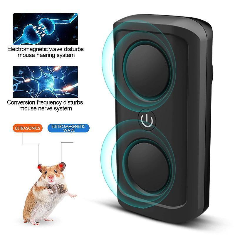 Pest Repellent Dual Speaker System - EcoGuard Elite