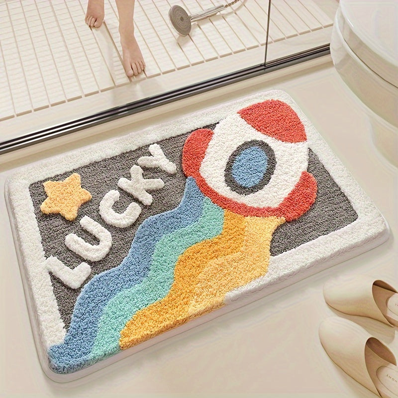 Superabsorbent Non-Slip Bathroom Mat - AquaNest
