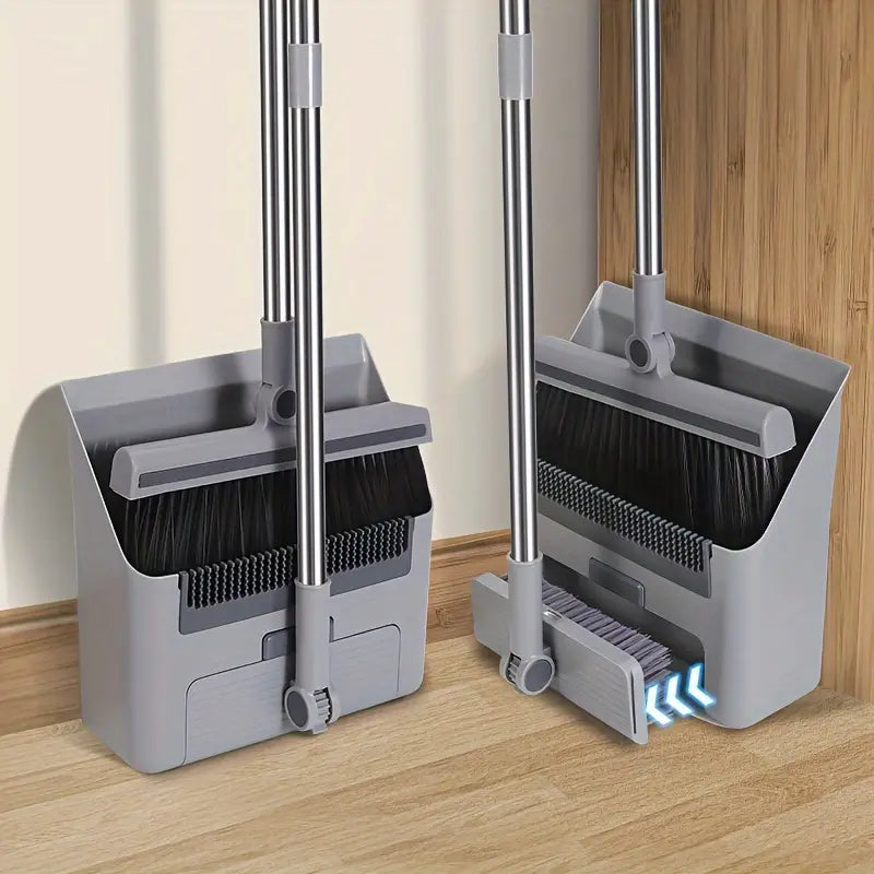 SweepMaster Pro Broom and Dustpan Set - CleanCraft
