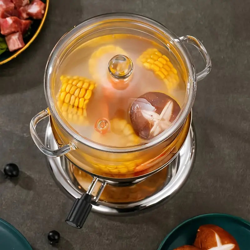 Clear Glass Cooking Pot - PureVista