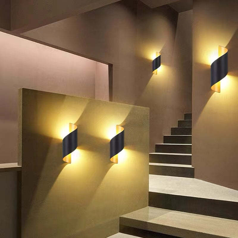 Spiral LED Wall Light - LumaGlow