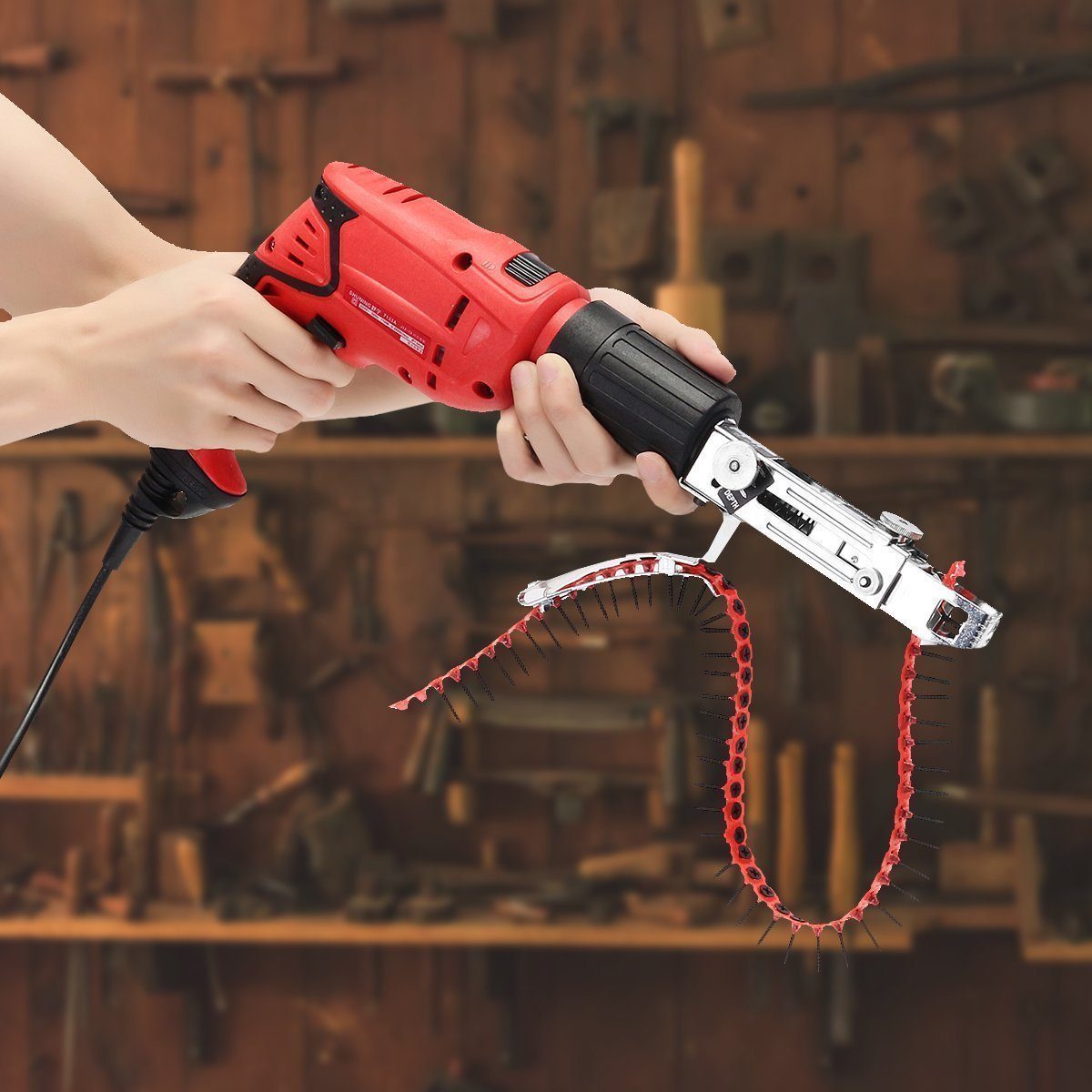 Electric Drill Nail Gun Chain Adapter - ProTool Elite
