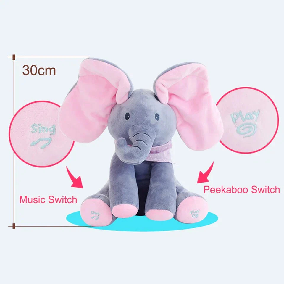 Peek-a-Boo Elephant Toy - SnuggleJoy