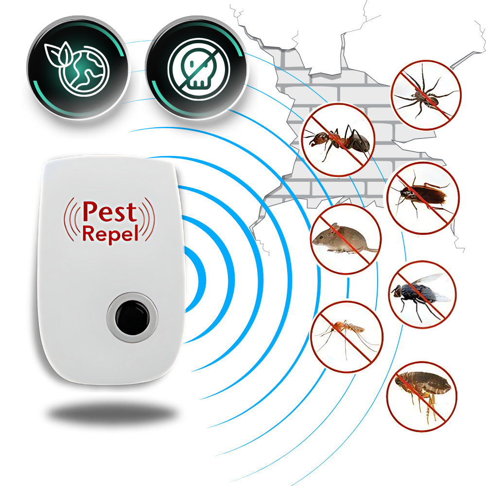 Ultrasonic Pest Repeller - EcoGuard 1600 sq ft Coverage