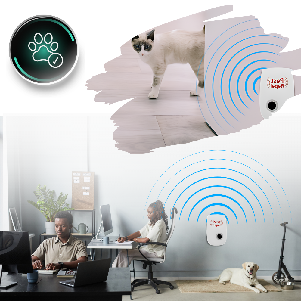 Ultrasonic Pest Repeller - EcoGuard 1600 sq ft Coverage