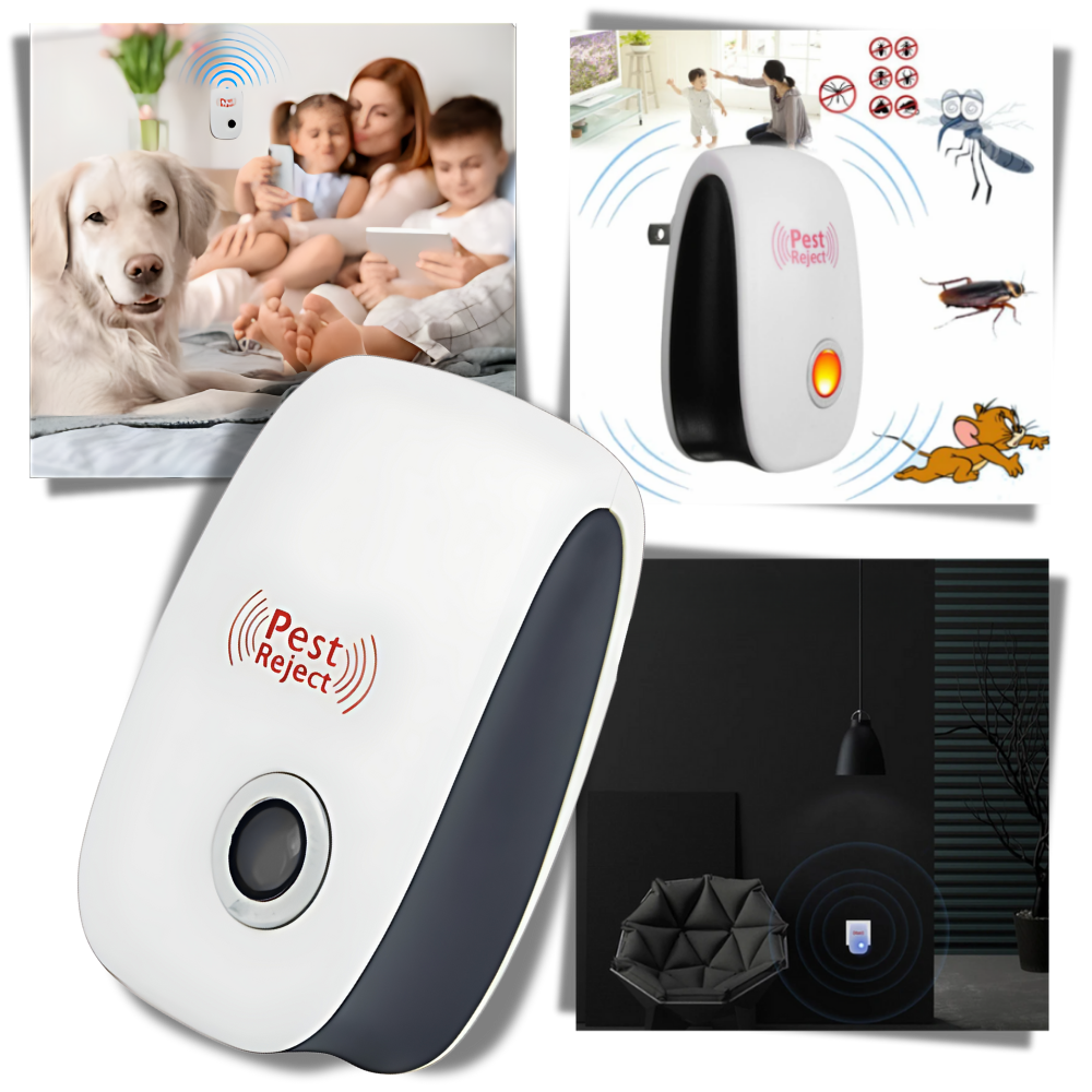 Ultrasonic Pest Repeller - EcoGuard 1600 sq ft Coverage