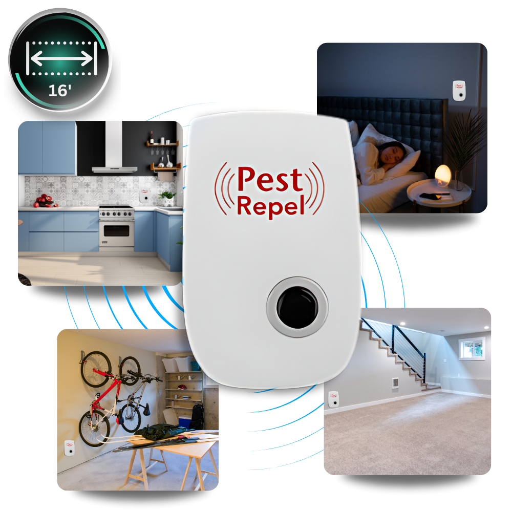 Ultrasonic Pest Repeller - EcoGuard 1600 sq ft Coverage