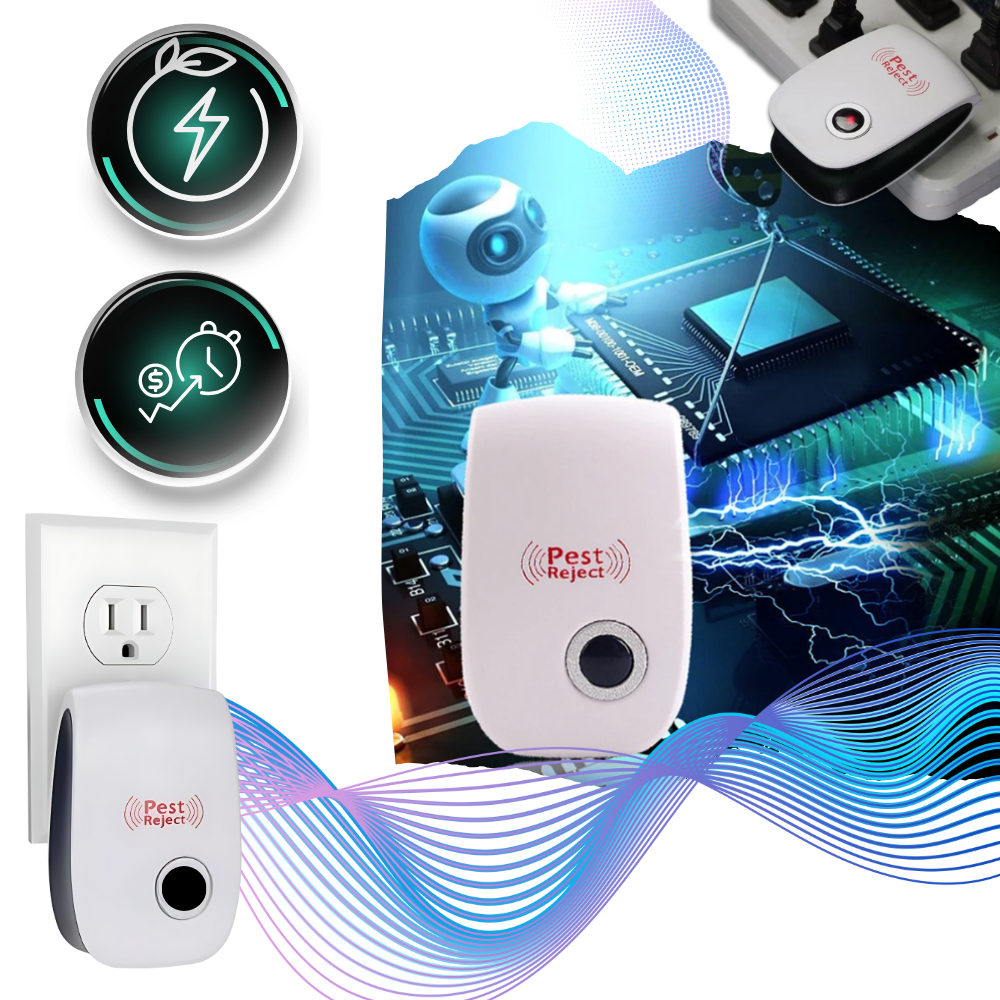 Ultrasonic Pest Repeller - EcoGuard 1600 sq ft Coverage