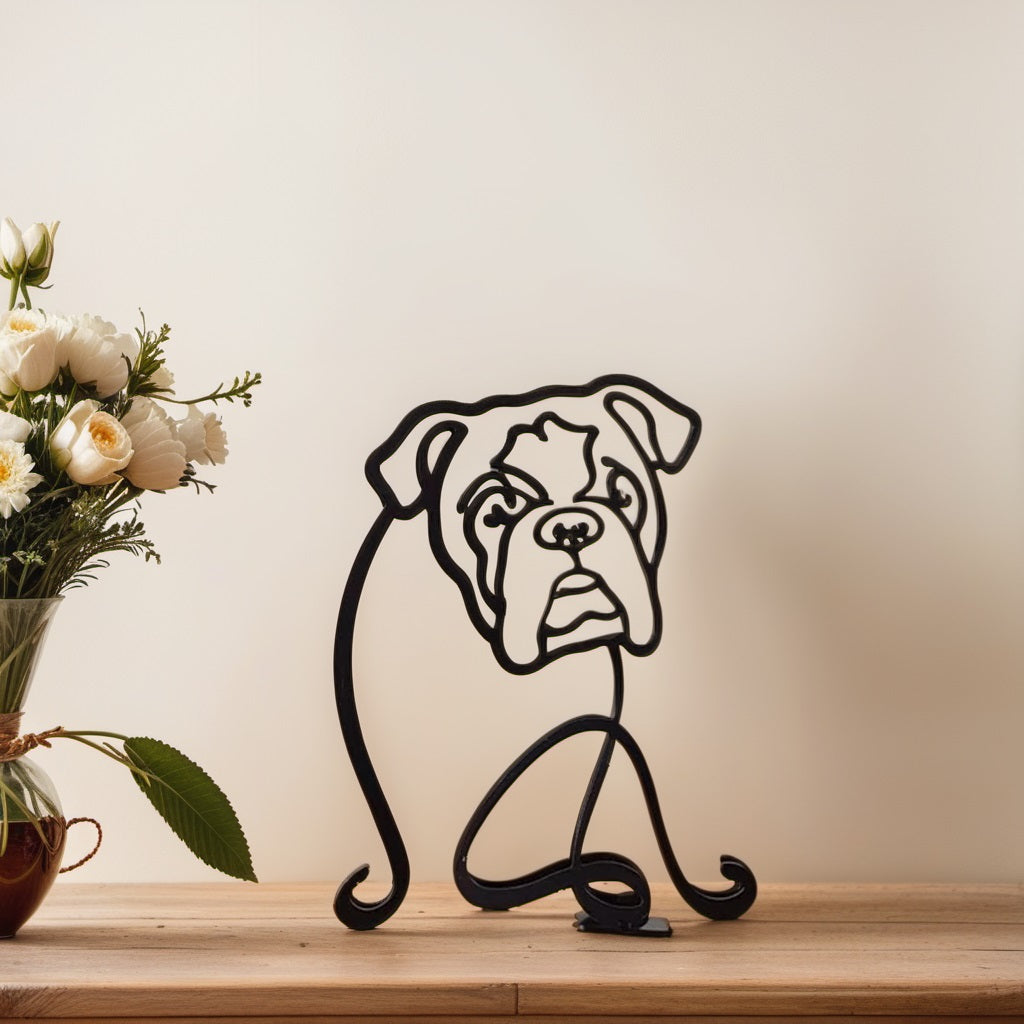 Canine Abstract Sculpture - ArtistryPaws
