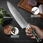 Damascus Steel Knife Set – ZenBlade Essentials