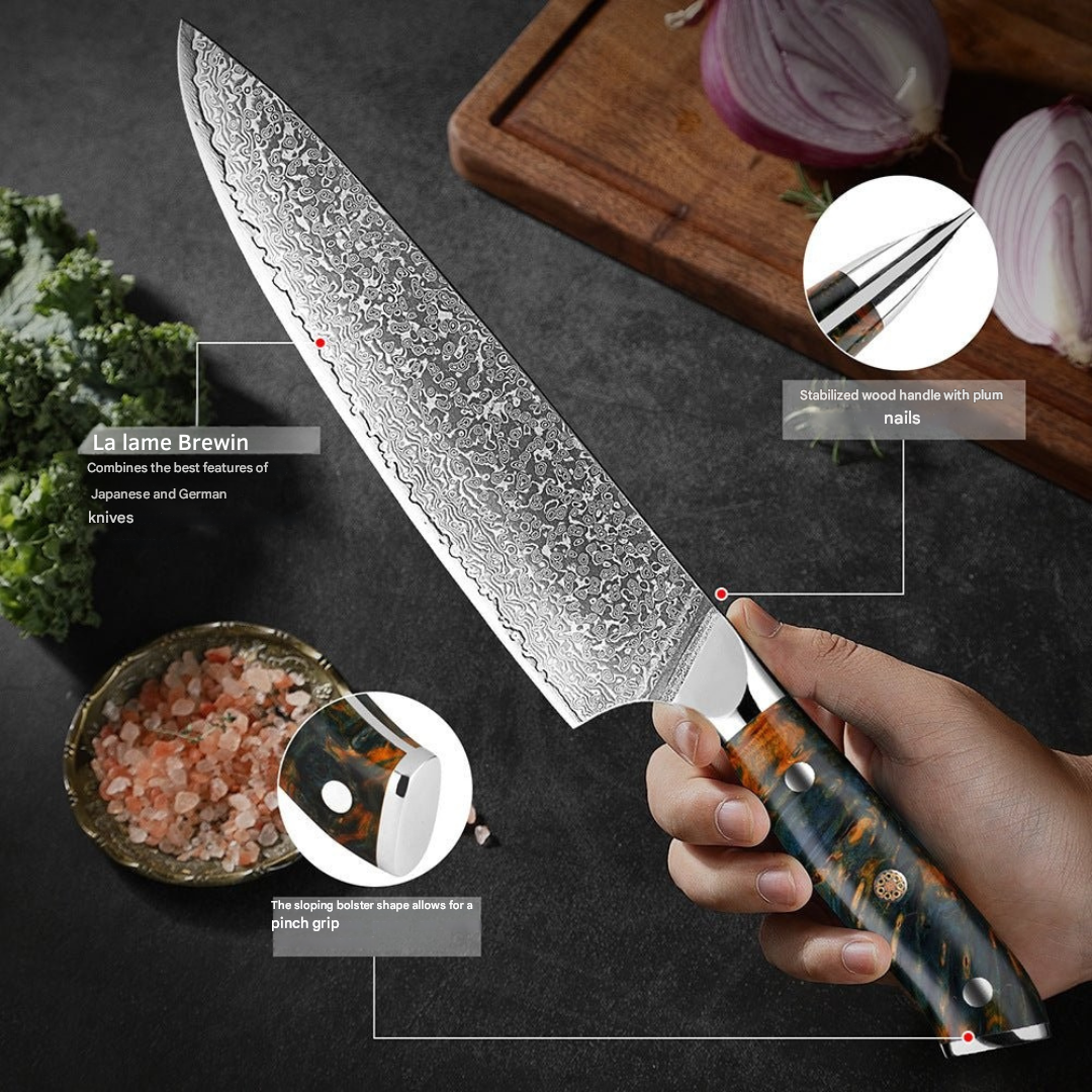 Damascus Steel Knife Set – ZenBlade Essentials