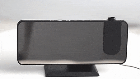 Smart Alarm Clock - Luminex with 180° Projector & USB Charger