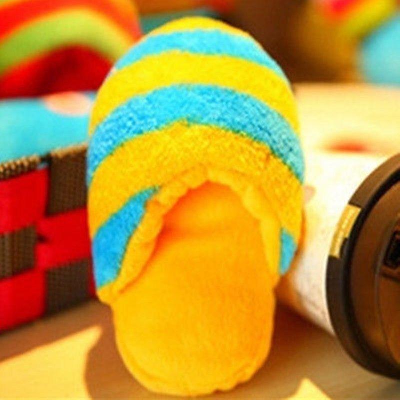 Plush Puppy Chew Toy Slipper - Paws & Play