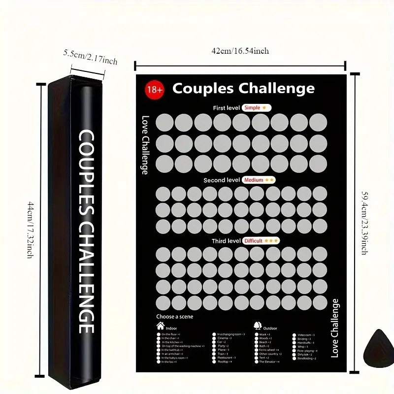 Romantic Scratch Cards for Couples - LoveQuest