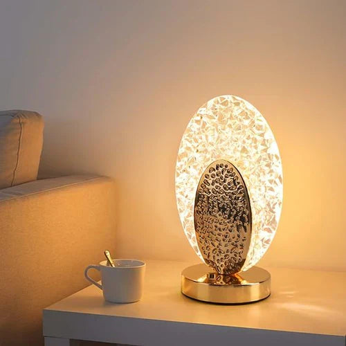 Peacock Table Lamp - LuxeAura