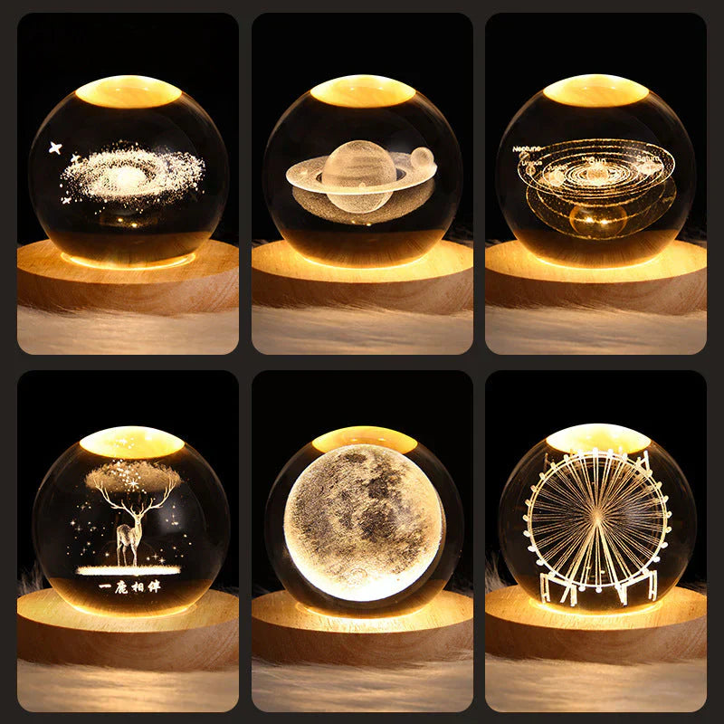 3D Crystal Mood Lighting - LumaSphere