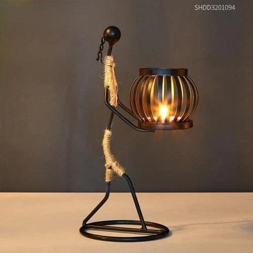 Vintage Candle Holder - LuxeAura