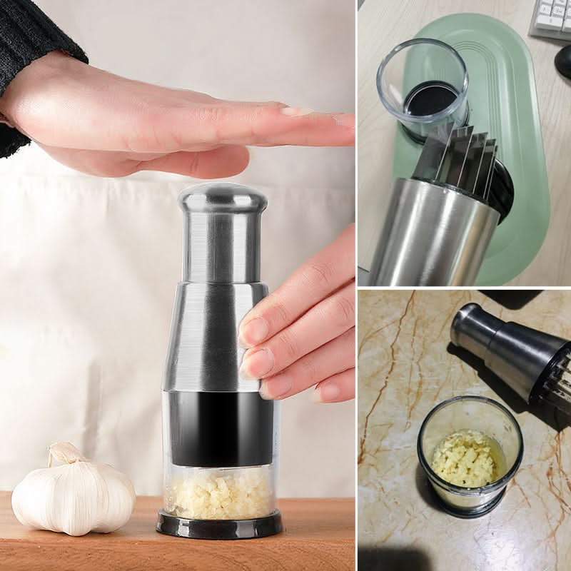 Garlic Press - Culinary Elite Stainless Steel Tool