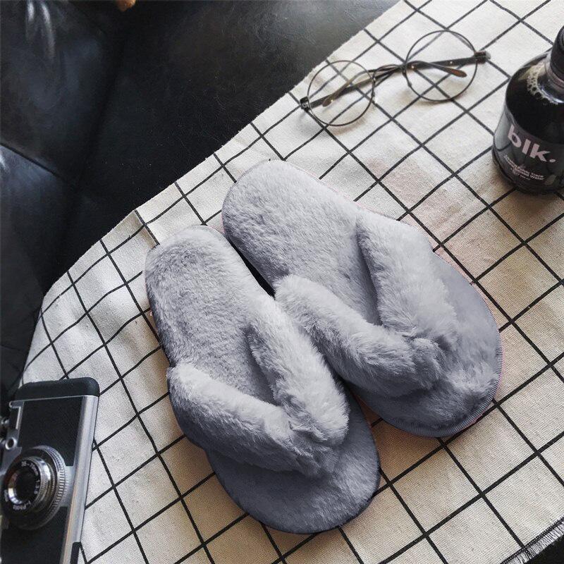 Anti-Slip Fur Slippers - LuxeComfort
